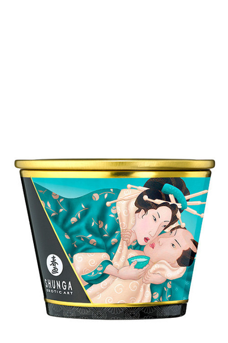 Свеча для массажа Shunga Massage Candle Island Blossoms с цветочным ароматом, 170 мл Sex Aura Киев - изображение 3