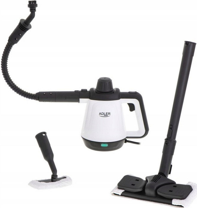 Многофункциональный Ручной Пароочиститель 450 мл (13 насадок) пар 44 г/мин Adler AD 7038 ,мощность 2000 Вт Нововолынск - изображение 4