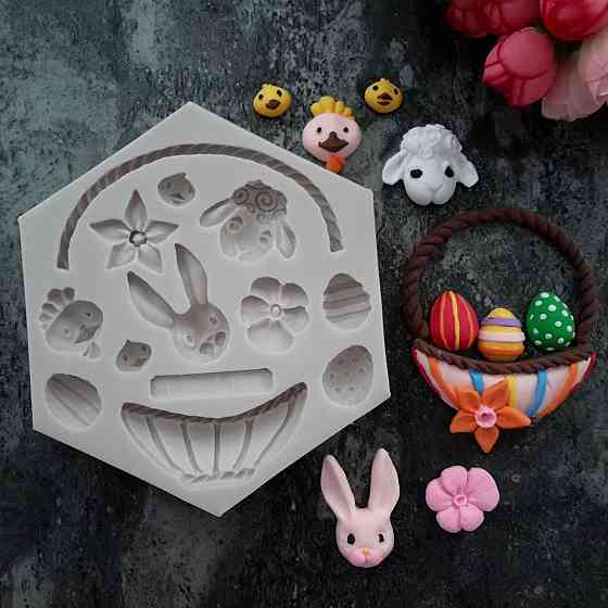 Силиконовая форма для пасхи 103 на 120 мм серый Киев