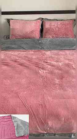Двостороння велюрова постільна білизна 2 підковдри 135*200см + 2 наволочки 80*80см Луцк