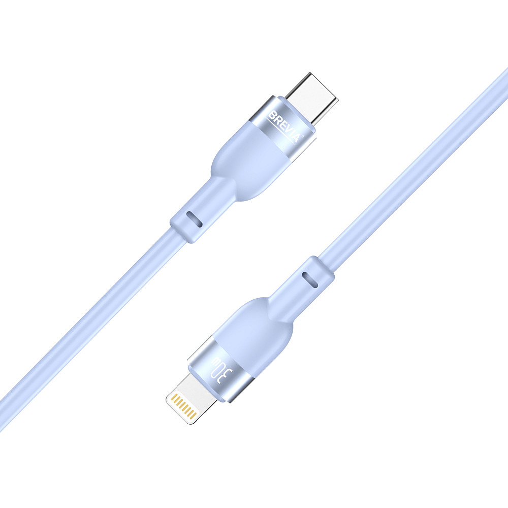Кабель Brevia Type-C to Lightning 30W 1,2м, синій box (52120UCLC1) Львів - фото 2