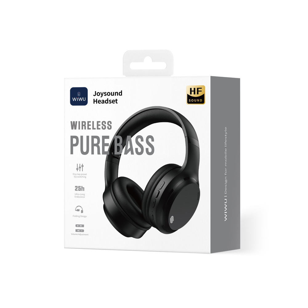 Бездротові накладні навушники WIWU Headset TD-11 (replace TD-09) Black Одеса - фото 2