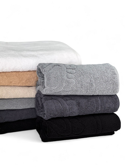 Комплект махрових рушників + килимок для ніг Ideal Textile Чорний Чернівці - фото 5