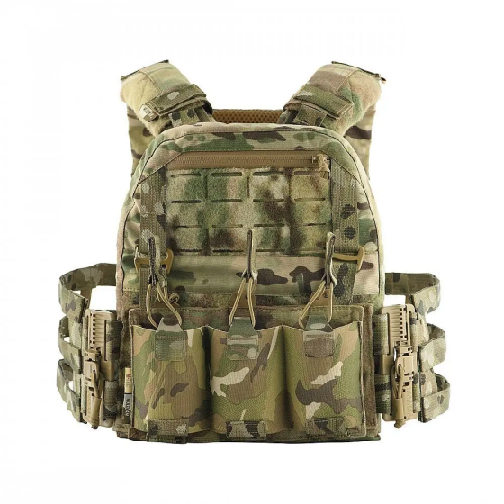 Тактическая плитоноска без плит M-Tac Cuirass QRS с быстрым сбросом (Мультикам) Винница