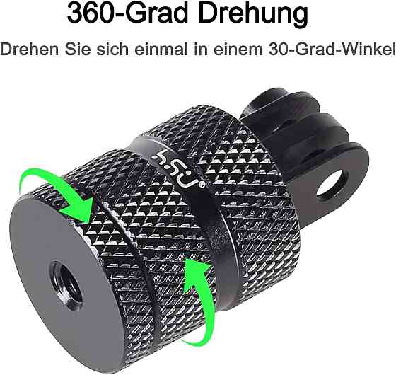 Алюмінієве кріплення для штатива 360° для GoPro HSU Луцьк