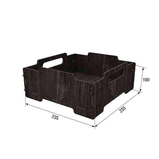 Коробка EKOSTAR з фанери 235x235x100 венге Київ