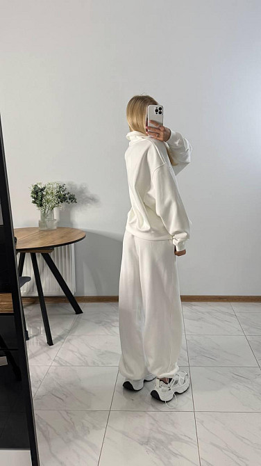 Женский стильный теплый костюм трехнитка на флисе пинье и качественный накат. 48/52 Одесса - изображение 3