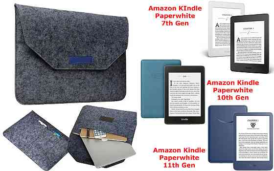 Сумка Wool из войлока для Amazon KIndle Paperwhite 7th Gen, 10th Gen, 11th Gen Киев