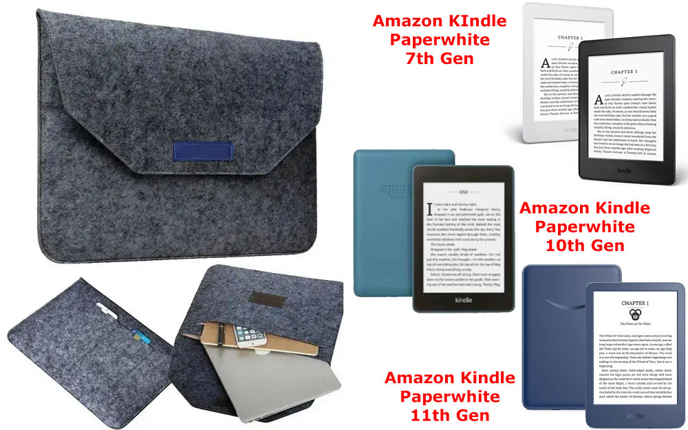 Сумка Wool из войлока для Amazon KIndle Paperwhite 7th Gen, 10th Gen, 11th Gen Киев - изображение 1
