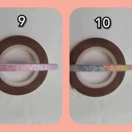 Стрічка для дизайну нігтів "Сахарна нитка" 3 mm. (різні кольори) Київ