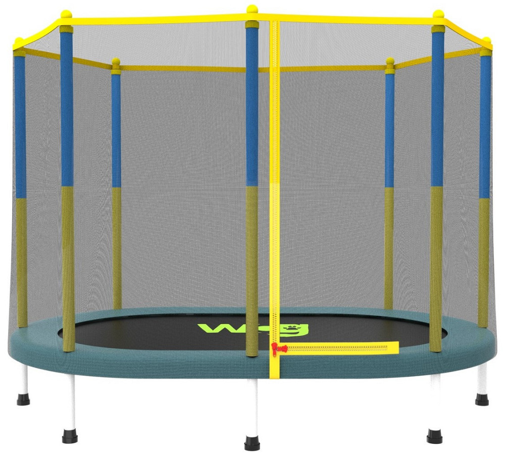 Батут манеж дитячий 170x107 см овальний з сіткою WCG Oval (W-1019) Київ - фото 1