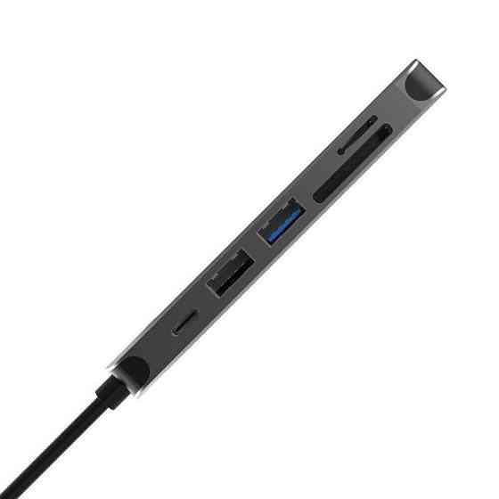 USB Type-C к HDMI-4K концентратор-разветвитель Док-станция для ноутбука с адаптером PD SF RJ45 Thunderbolt 3 для Macbook Air M Киев