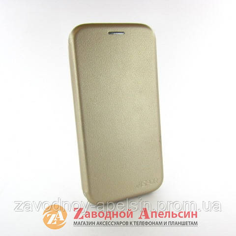 Чохол книжка Samsung J7 J730 Aspor Case (золотий) Одеса - фото 1