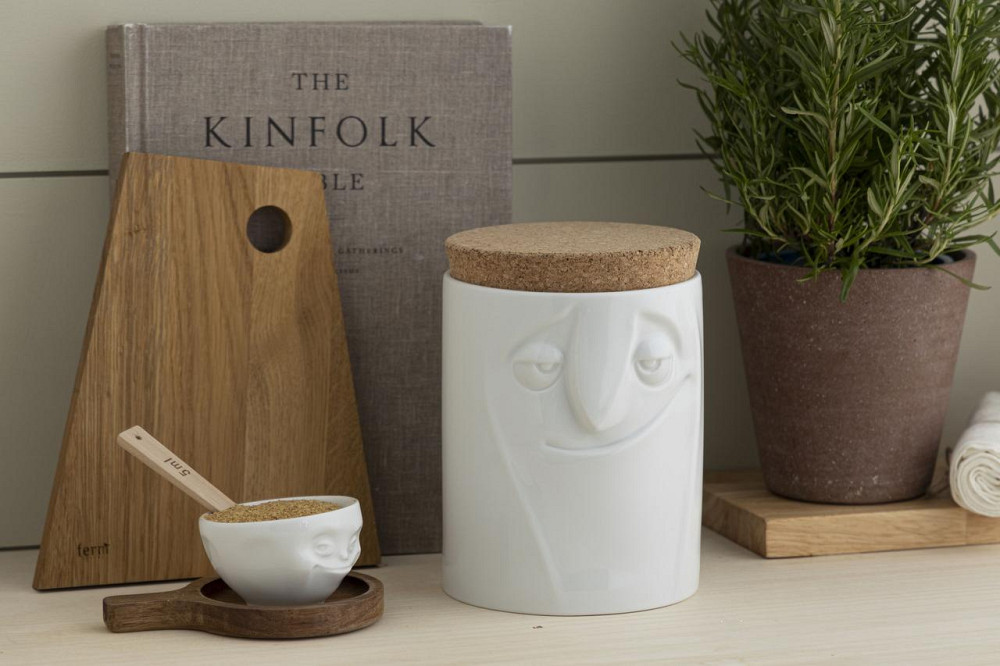 Банка для зберігання Tassen Charming (1700 мл), білий, порцеляна Рівне - фото 6