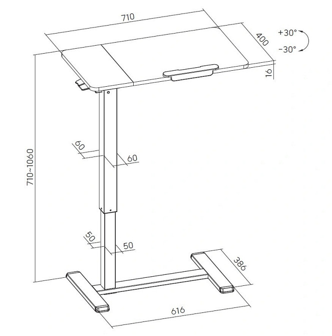 Комп'ютерний стіл OfficePro ODM320B ( 21308 ) Харьков - изображение 3