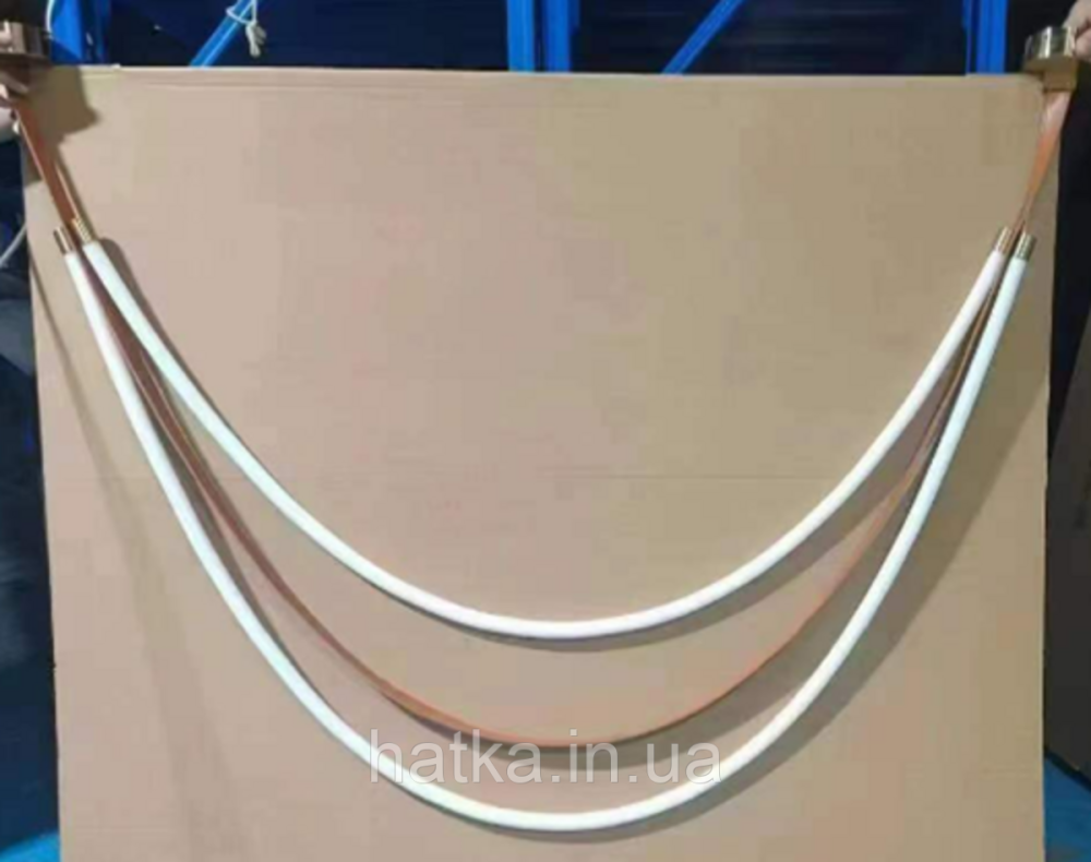 Люстра підвісна світлодіодна VALESO THD63224-1200 45W коричнева Київ - фото 2