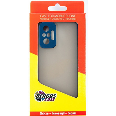 Чехол для мобильного телефона Dengos Matte Xiaomi Redmi Note 10 Pro (blue) (DG-TPU-MATT-78) Винница - изображение 2