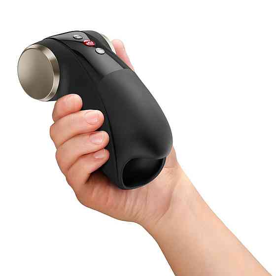 Мастурбатор для головки пеніса Fun Factory COBRA LIBRE II Black, 2 мотори, гра без рук Sex Aura Київ