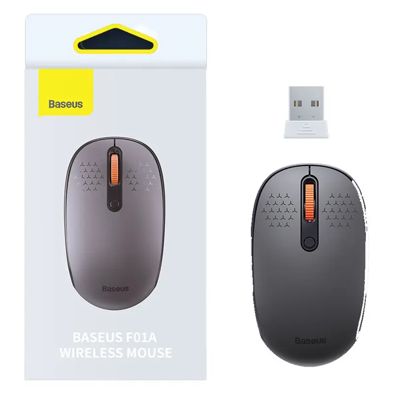 Маніпулятор миша бездротова Baseus F01A Wireless Mouse Frosted Gray Київ - фото 12