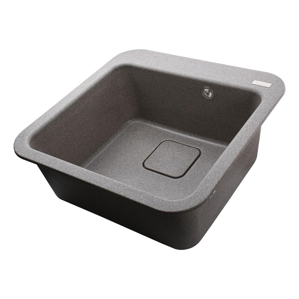 Гранітна мийка Globus Lux BARBORA мокко 510x510мм (000023484) Київ - фото 7