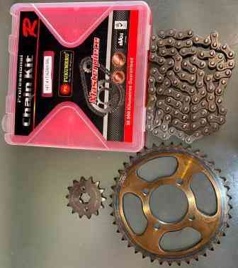 Зірки трансмісії (пара) Delta 428-14T + 428-41T (+ланцюг 98L) FUKUMERU VDK Київ