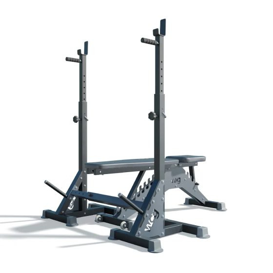 Лавка регульована для жиму WCG Blade + Стійки під присяд Bugai Київ