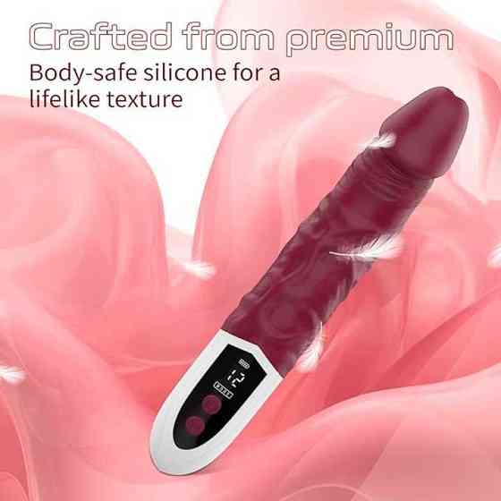 Реалістичний вібратор Satisfyer Lover 12 режимів бордовий Вінниця