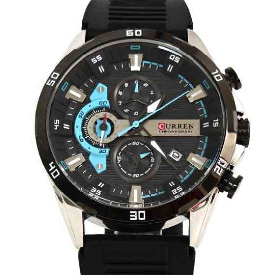 Годинник чоловічий наручний Curren Roberto Elastic Black (2 ремінці) Київ