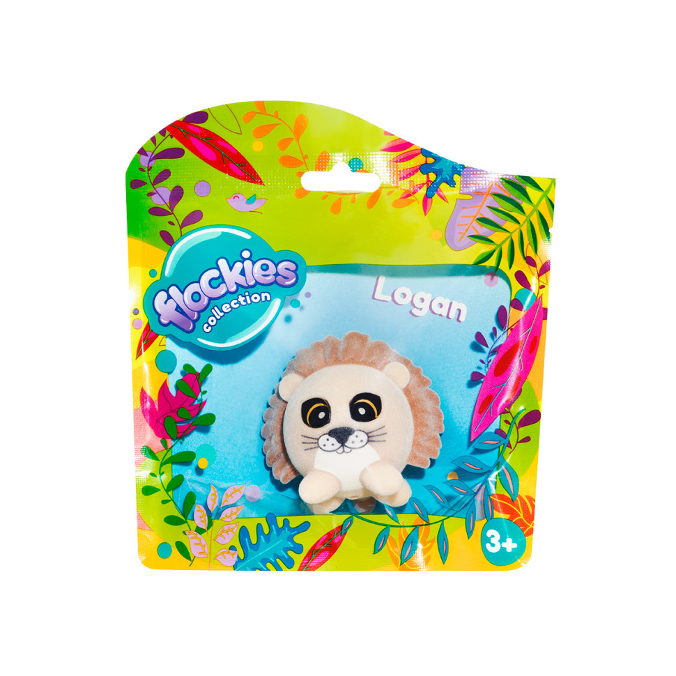 Колекційна фігурка Лев Лоґан Flockies FLO0108 Вінниця - фото 1