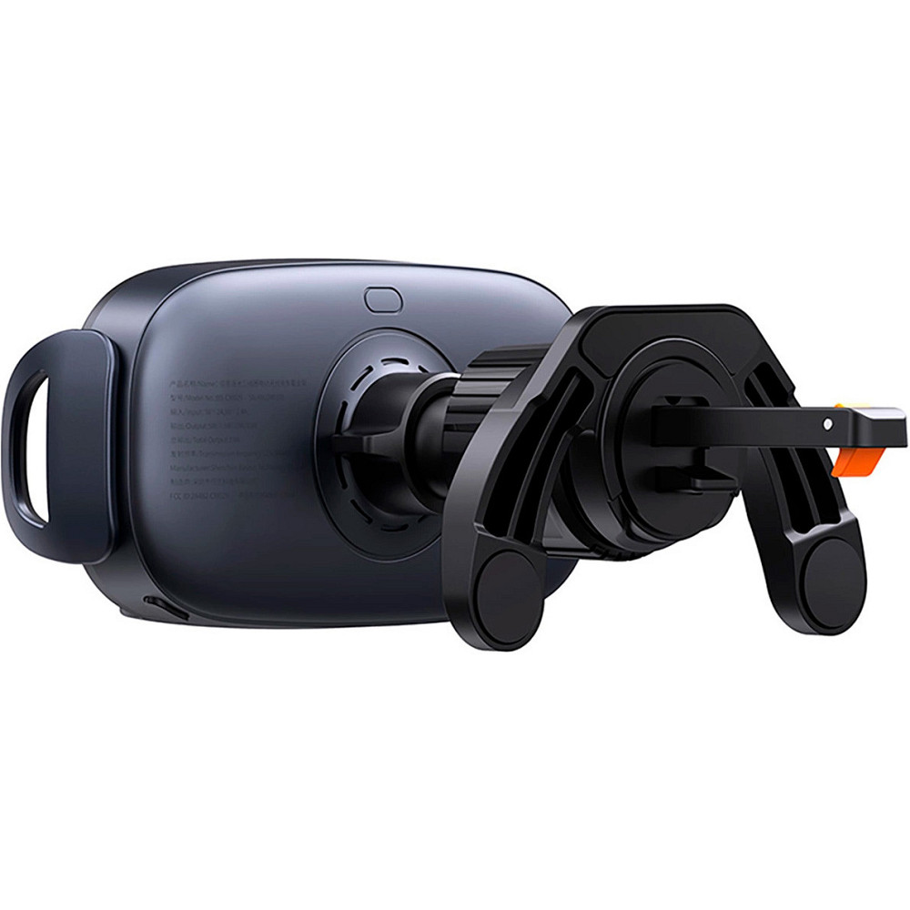 Автотримач для телефона з бездротовою зарядкою Baseus Black Київ - фото 8