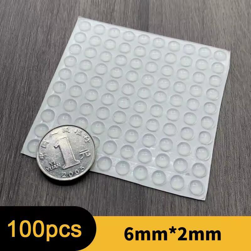 Прозорі силіконові накладки-бампери 6x2 мм, 100 шт Київ - фото 1