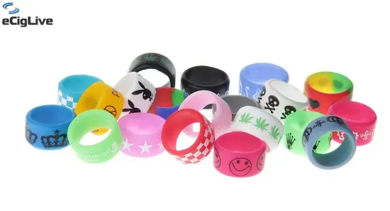 Декоративное силиконовое кольцо (разные цвета, широкие) Киев