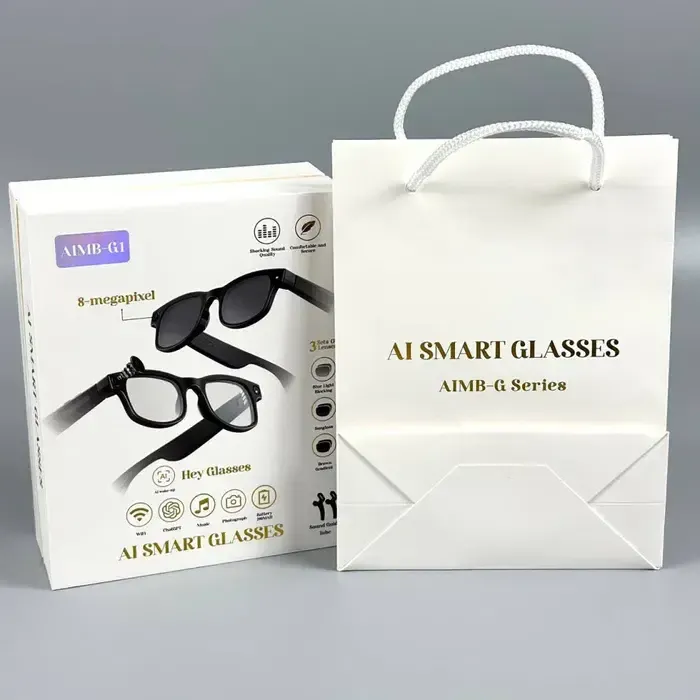 Умные фотохромные очки с камерой 8MP, видеозаписью и встроенным чатом GPT AI Smart Glasses AIMB-G1 Коломия - фото 2