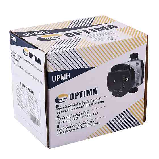 Насос циркуляционный энергосберегающий Optima PRIME UPMH 25-80AUTO 130мм + гайки (000027878) Киев