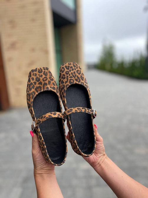 Zemira Балетки жіночі ZEMIRA леопард натуральна замша 36р. (5511) Коломия - фото 9
