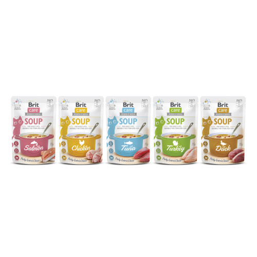 Корм вологий Brit Care Soup Salmon для котів суп з лососем 75 г Київ - фото 3