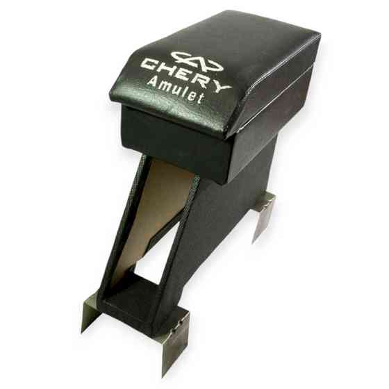 Підлокітник автомобіль Чері amulet чорний з вишивкою (шкірозамінник) Мукачево