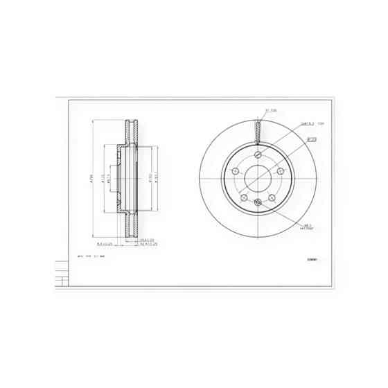 Диск Opel Insignia A, Chevrolet Malibu передний (d296x30mm) тормозной Мукачево