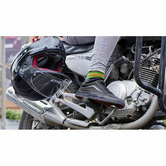 Носки водонепроницаемые Dexshell Running, p-p S, с оранжевыми полосами Киев