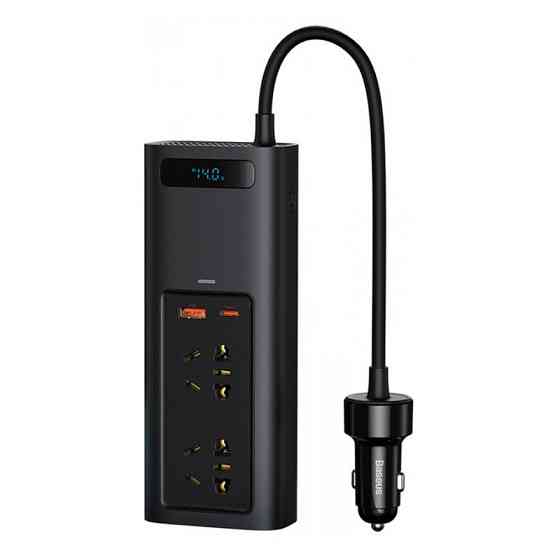 Автомобильный инвертор Baseus In-Car Inverter 150W 220V CN EU CRNBQ-A01 (Черный) Николаев