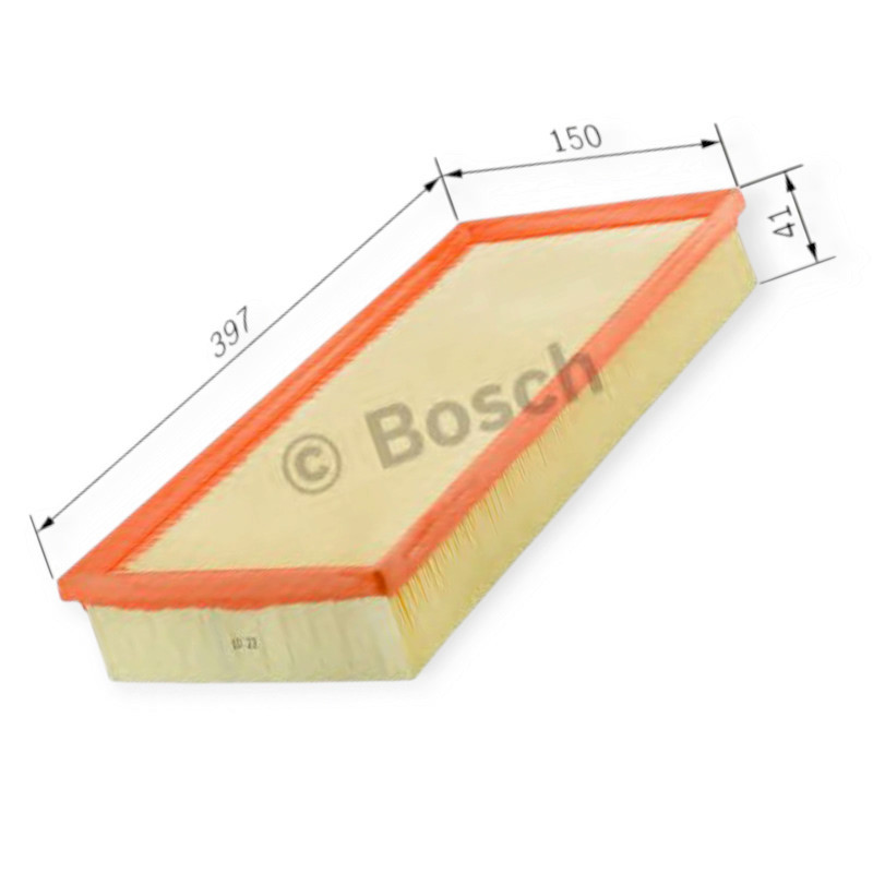 Фільтр Ford Mondeo 1.8-2.0 (93-96) BOSCH повітряний Мукачево - фото 1
