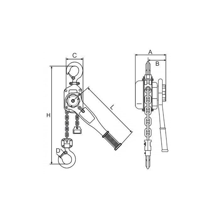 Таль ланцюгова важільна 3,0 т ТМ TECHNOLIFT 4500 Одеса - фото 2