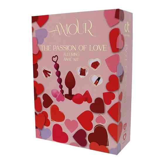 Набір для анального тренування Dream Toys Amour The Passion Of Love з намистинами та аксесуарами Sex Aura Київ