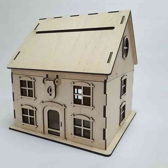 Домик для конвертов, Свадебная казна 300х300х310мм Киев