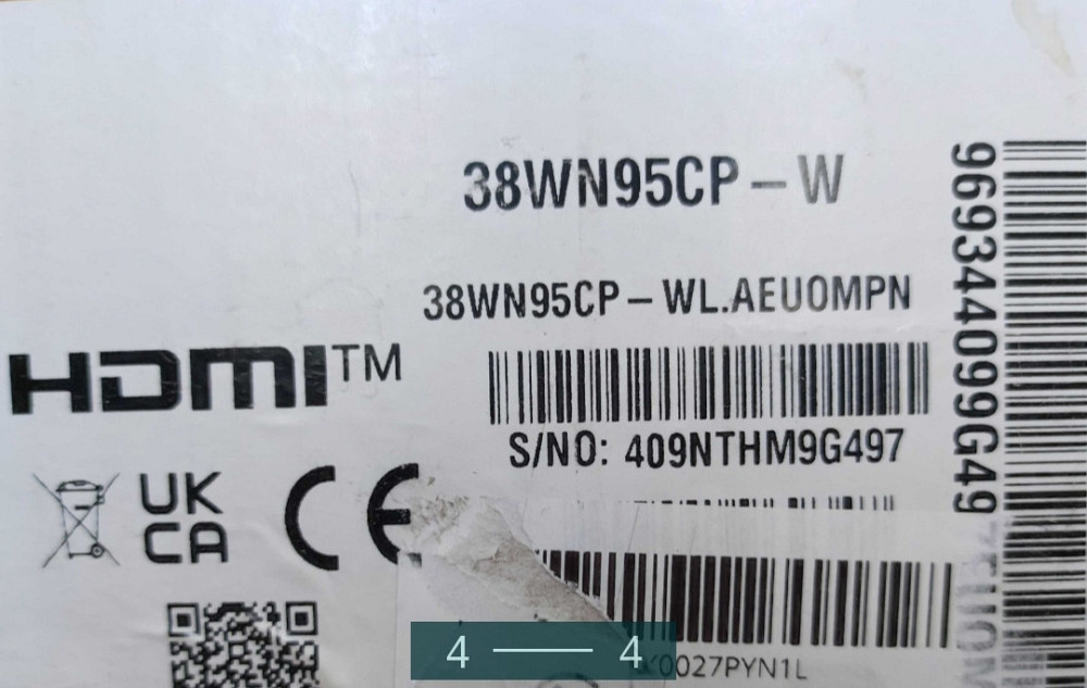 Монітор LG UltraWide 38WN95C-W Київ - фото 1