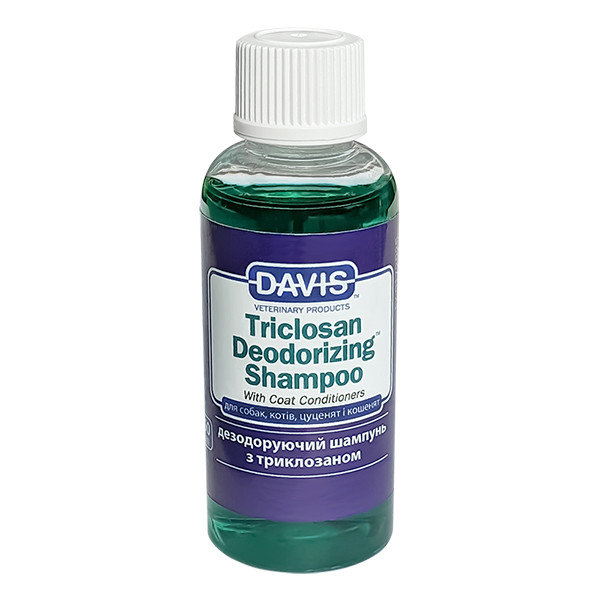 Davis Triclosan Deodorizing Shampoo ДЭВИС ТРИКЛОЗАН дезодорирующий шампунь с триклозаном для собак, котов, концентрат Киев - изображение 1