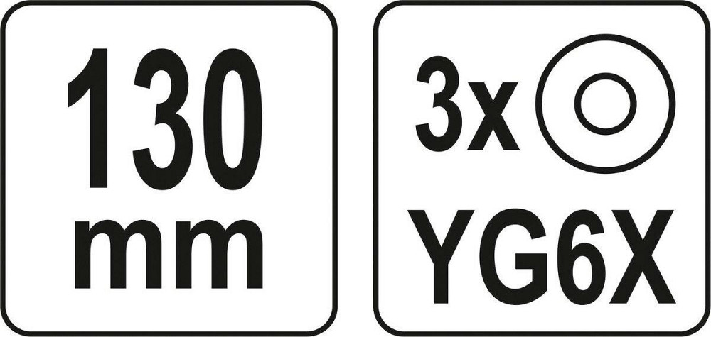 Склоріз з 3 дисковими різцями YATO : L= 130 мм [10/150] Одеса - фото 4