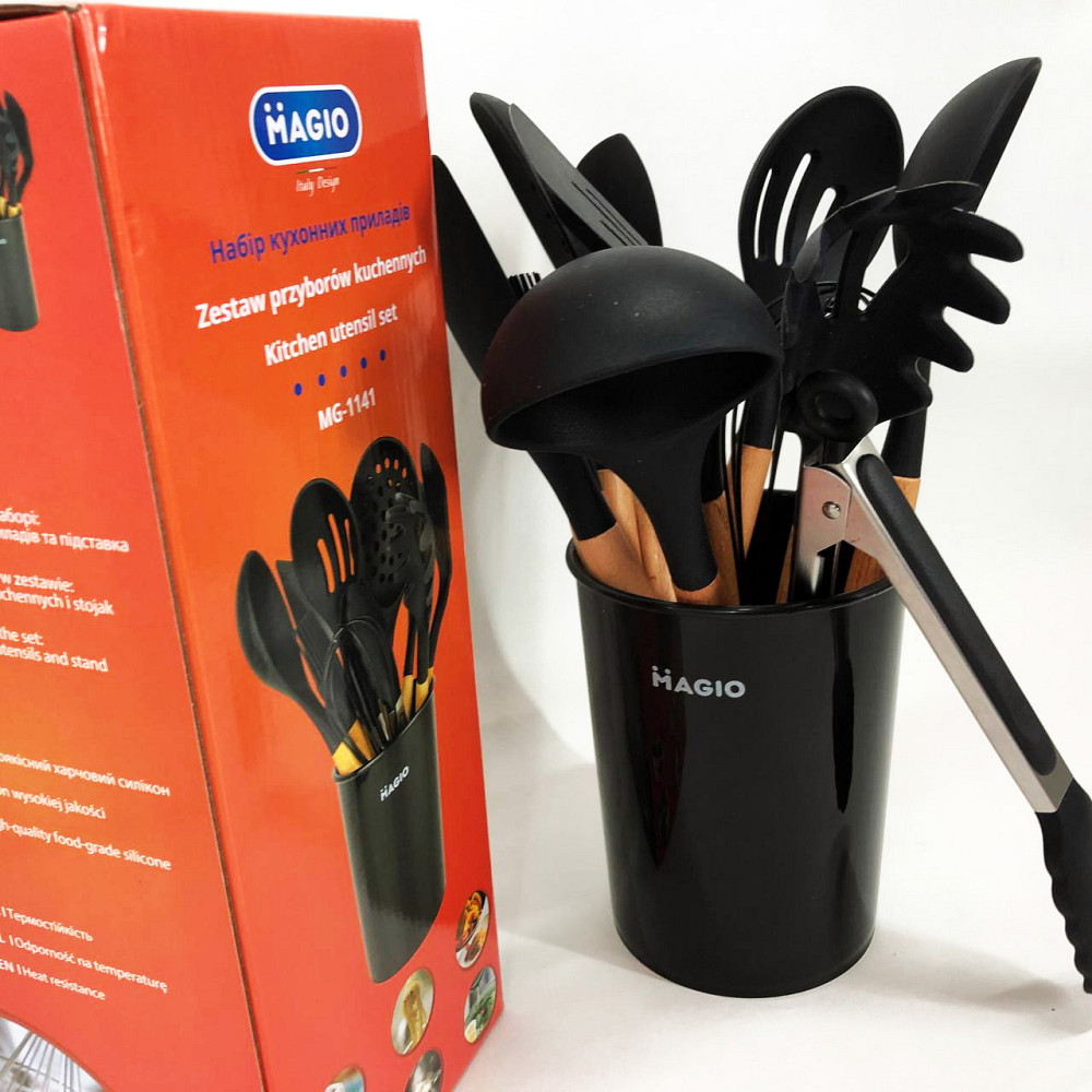 Набір кухонний універсальний, Стильний кухонний набір із силікону ніж універсальний LC-35 Львів - фото 10