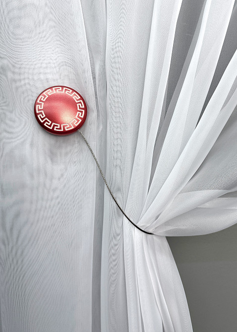 Магниты для штор и гардин Афина 2 шт Коралловый (81-265) Киев - изображение 4