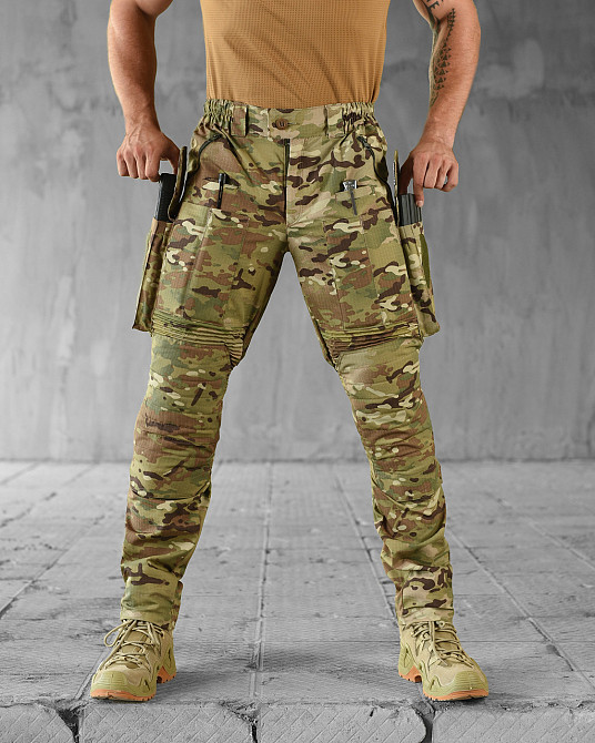 Тактические штаны c кевларовыми вставками мужские мультикам Одесса - изображение 7